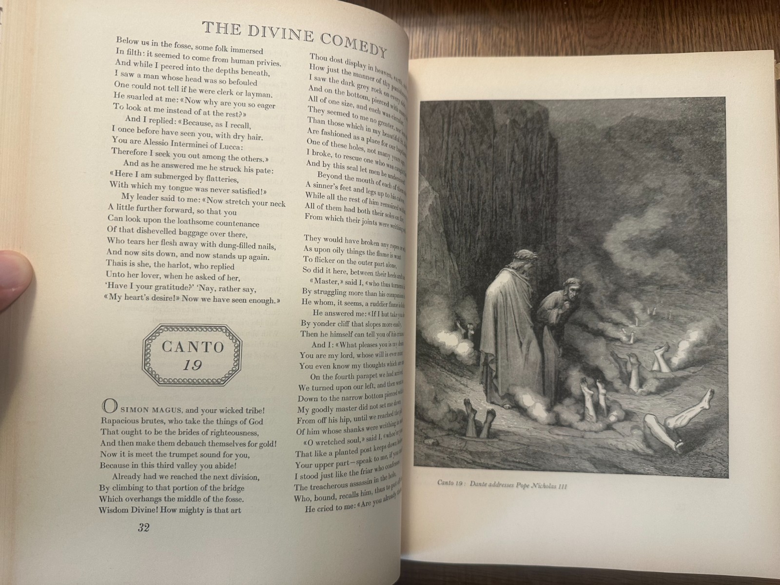 DANTE THE DIVINE COMEDY 1948 HARDCOVER W/DUST JACKET GUSTAVE DORE ILLUSTRATIONS