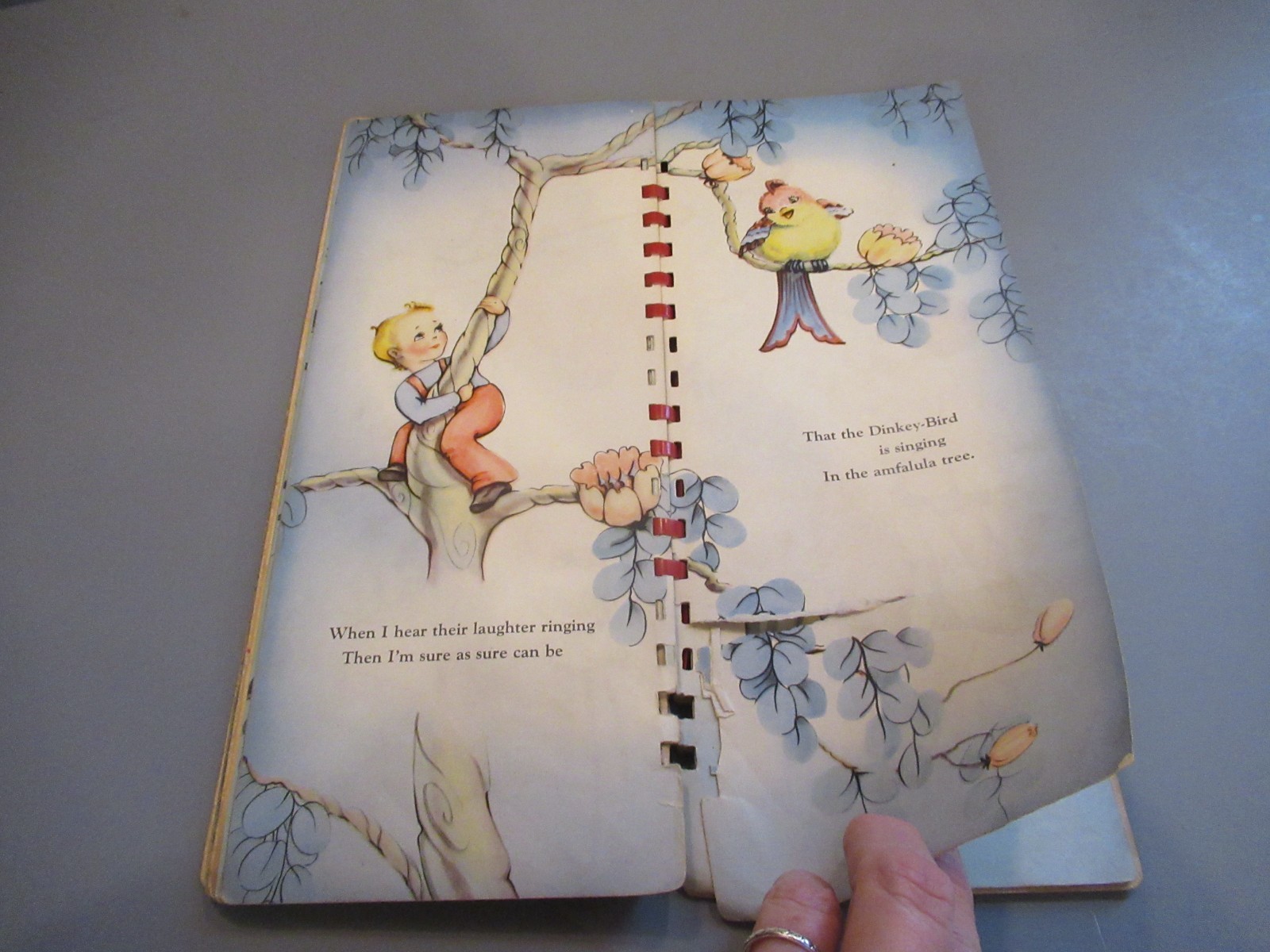 Wynken Blynken Nod Dinky Bird Calico Cat Eugene Field Twin Tall Board Book