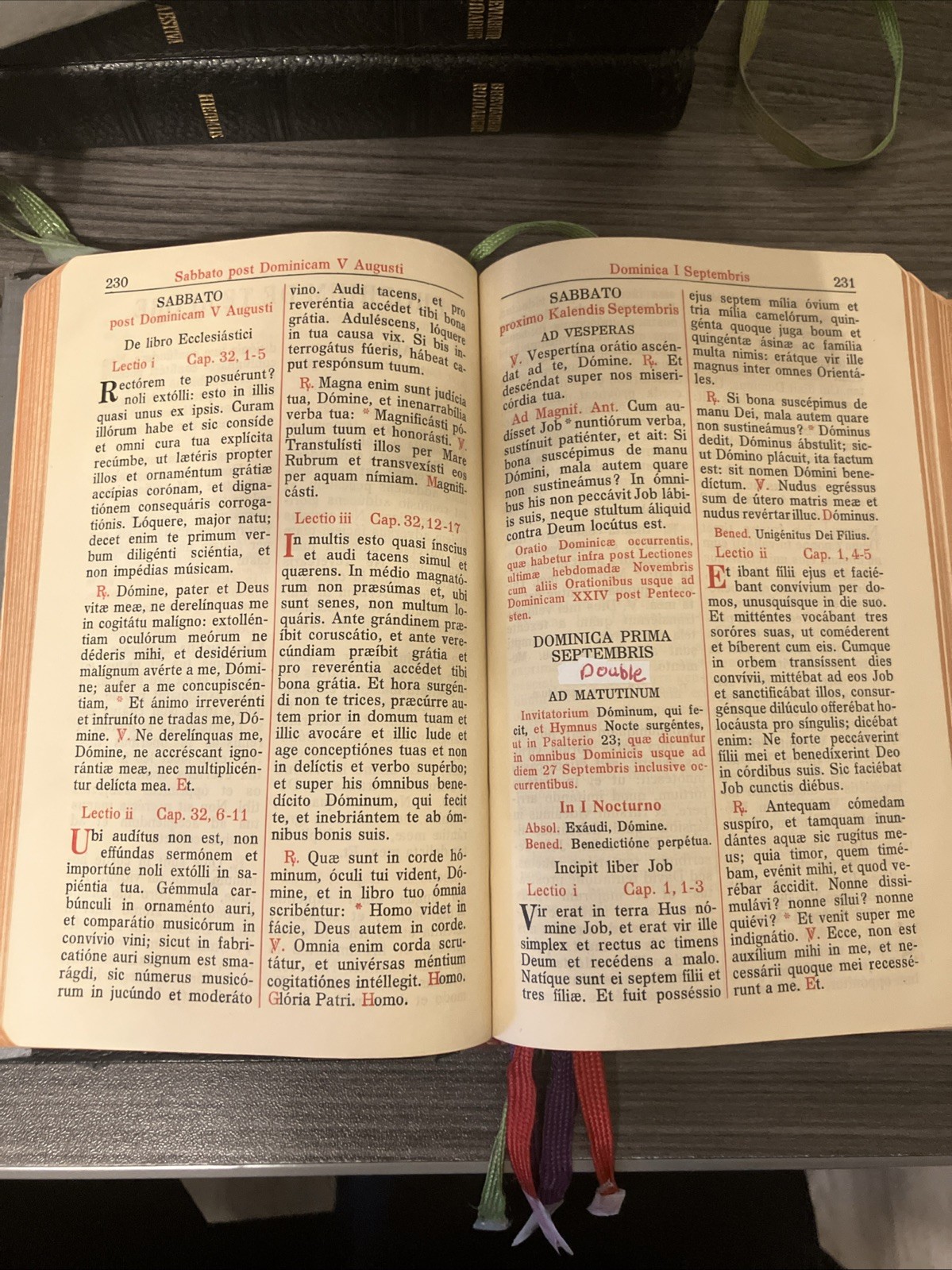 1957 Breviarium Romanum Full Set (PEN WRITINGS + WHITE OUT ) W/ All Supplements