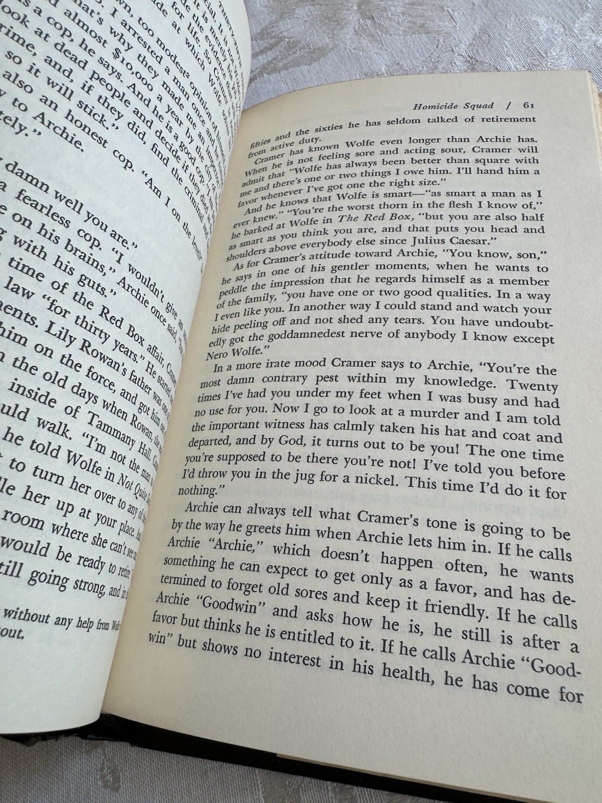 Nero Wolfe Of West Thirty-Fifth Street by Rex Stout 1st Edition