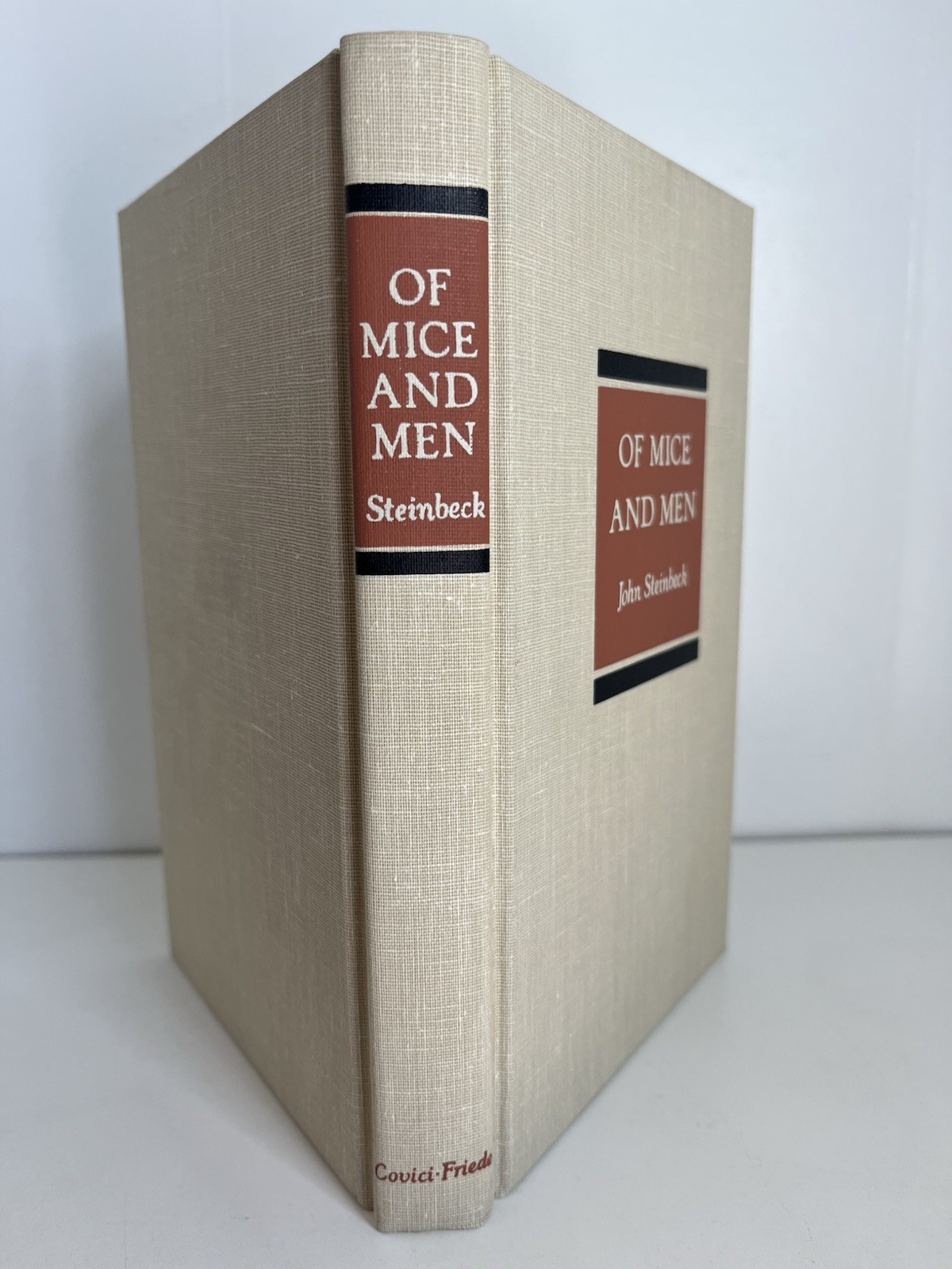 Of Mice and Men, John Steinbeck, First Edition Library, Facsimile