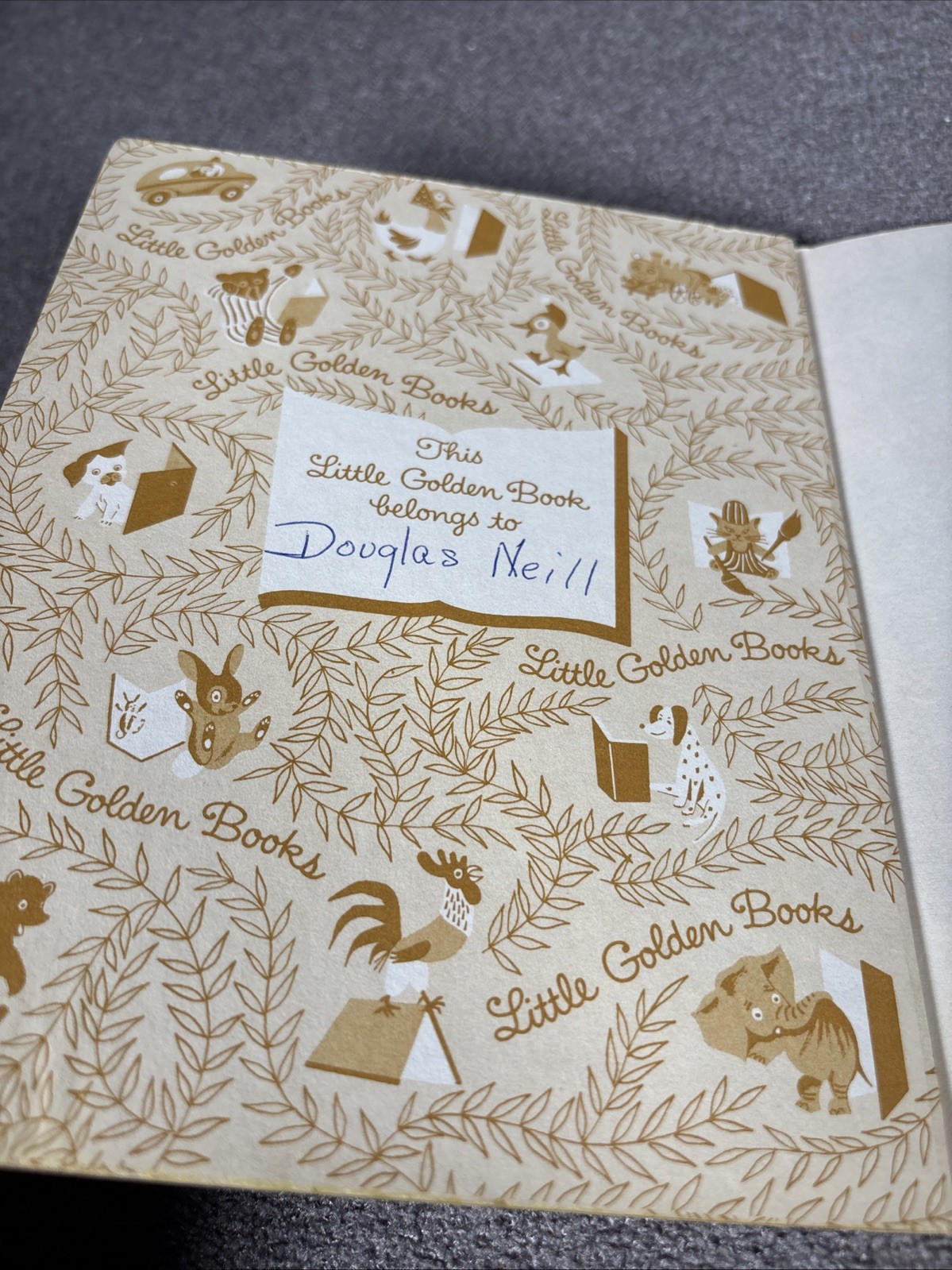 Little Golden Book Vintage 1966 Walt Disney’s THE UGLY DACHSHUND