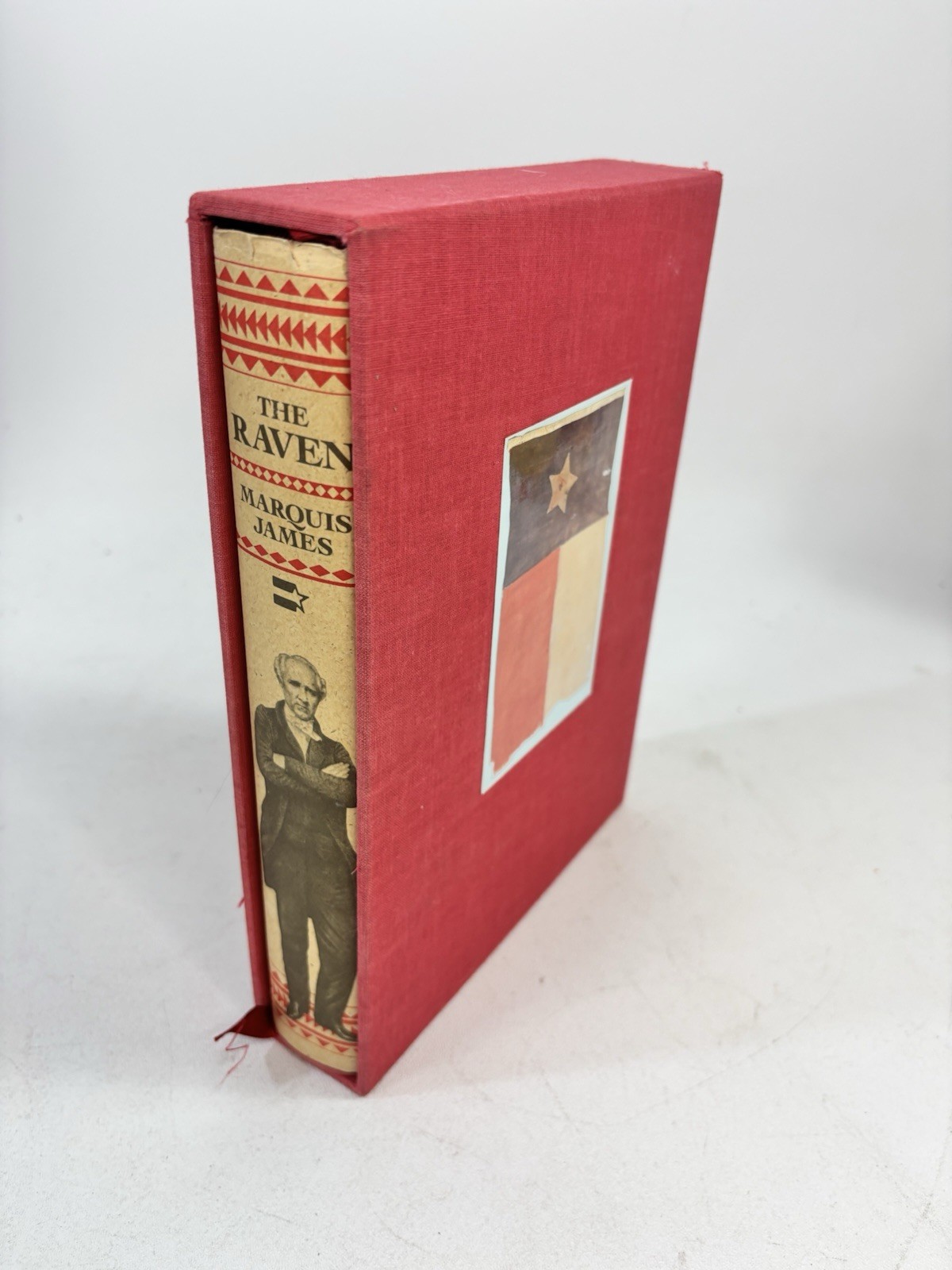 The Raven: A Biography of Sam Houston (1990) Marquis James Book + Slipcase
