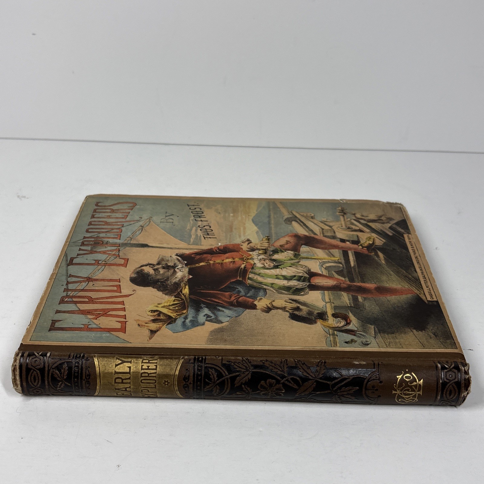 Half Hours with the Early Explorers by Thomas Frost c1887 hardback