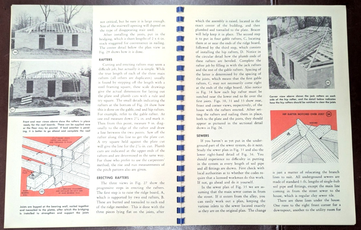 Popular Mechanics Famous Concrete Block House 1949 James R Ward