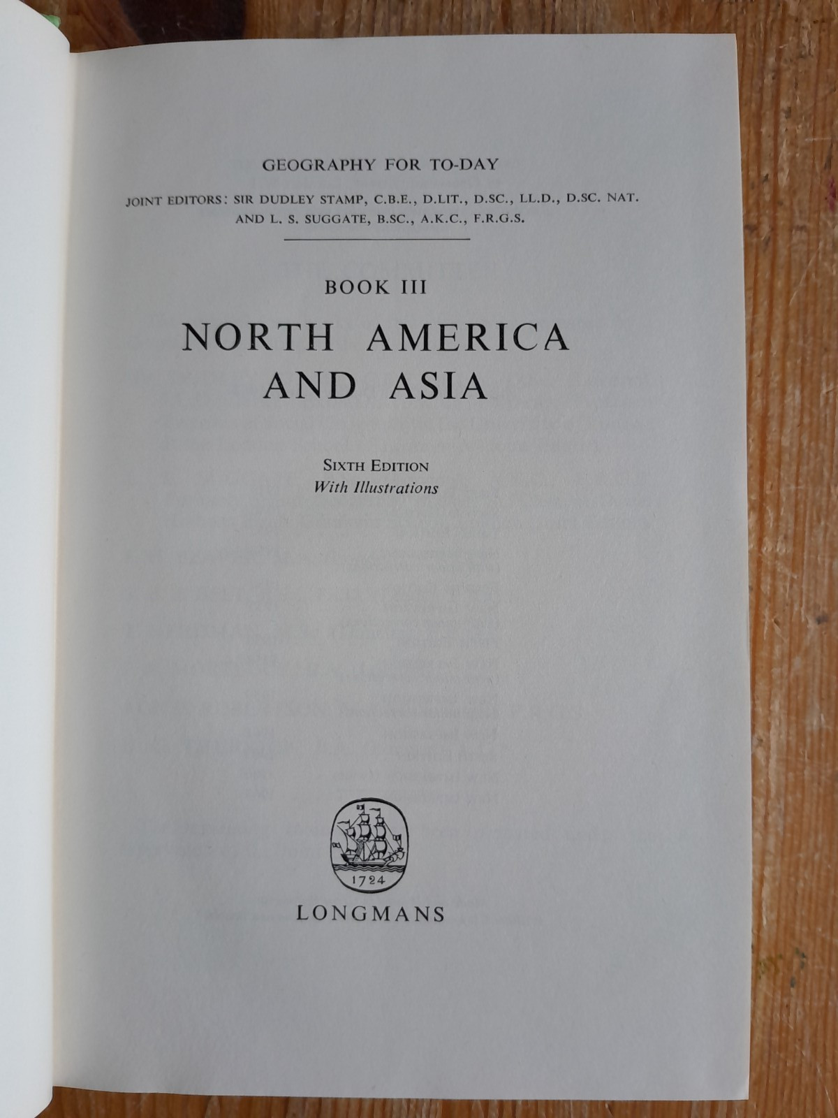 Geography For Today Book 3 – North America & Asia vintage text in hardback 1967