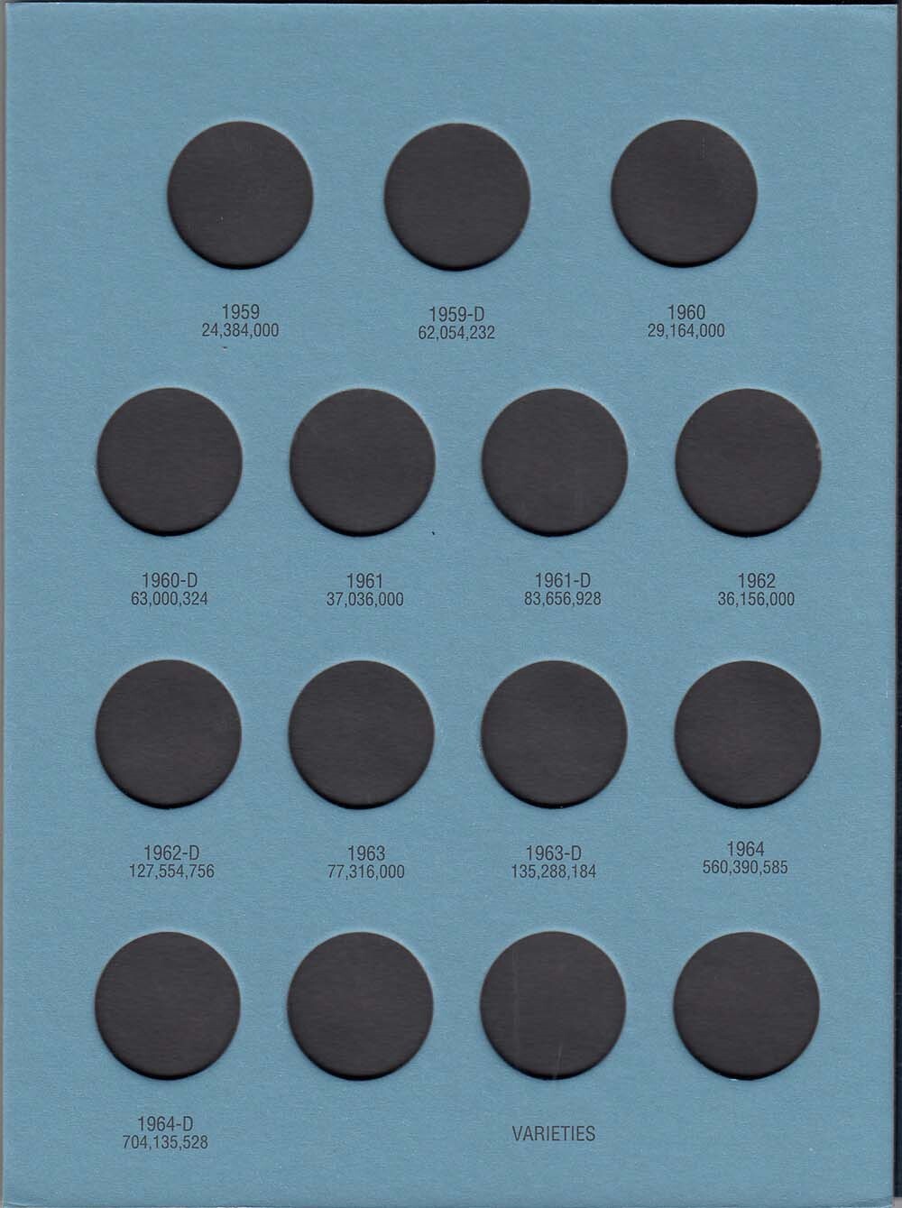 Whitman Coin Folder For US Washington Quarter No 2 1948-1964 Model Album 9031