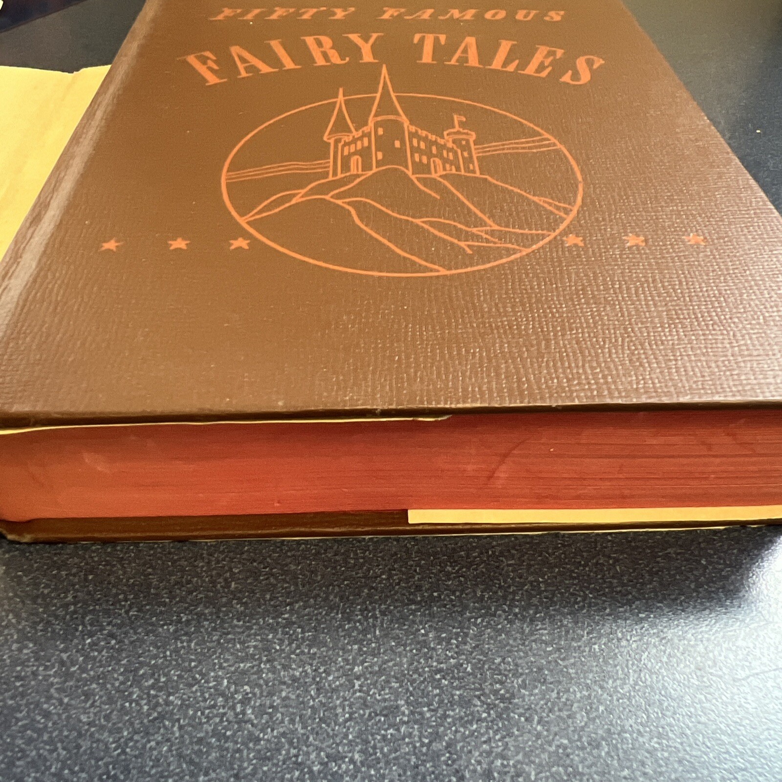 Fifty Famous Fairy Tales 1946 Hardcover Whitman Illustrated Vintage Story Book