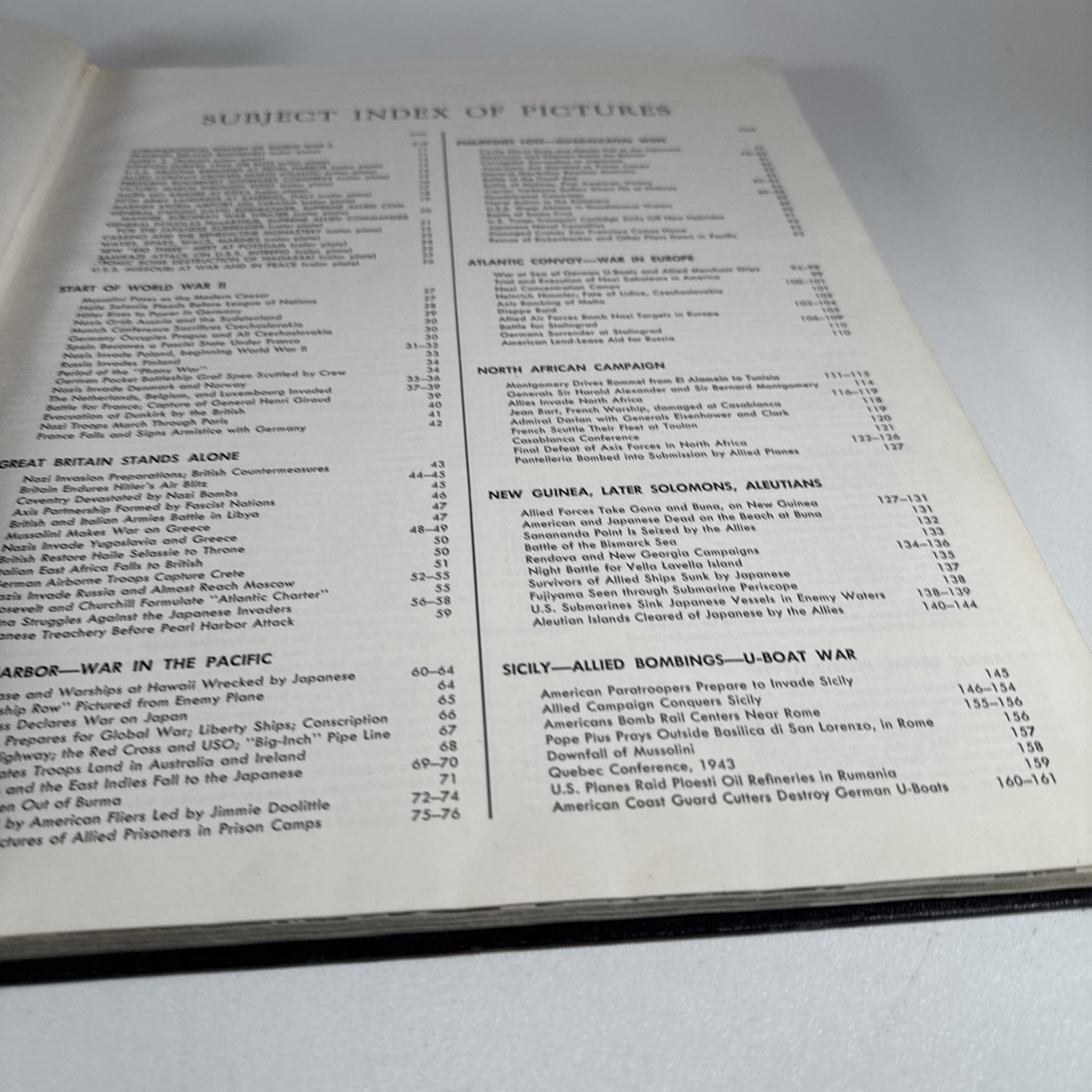 Collier’s Photographic History of World War II – Large-Size 1946 Hardcover