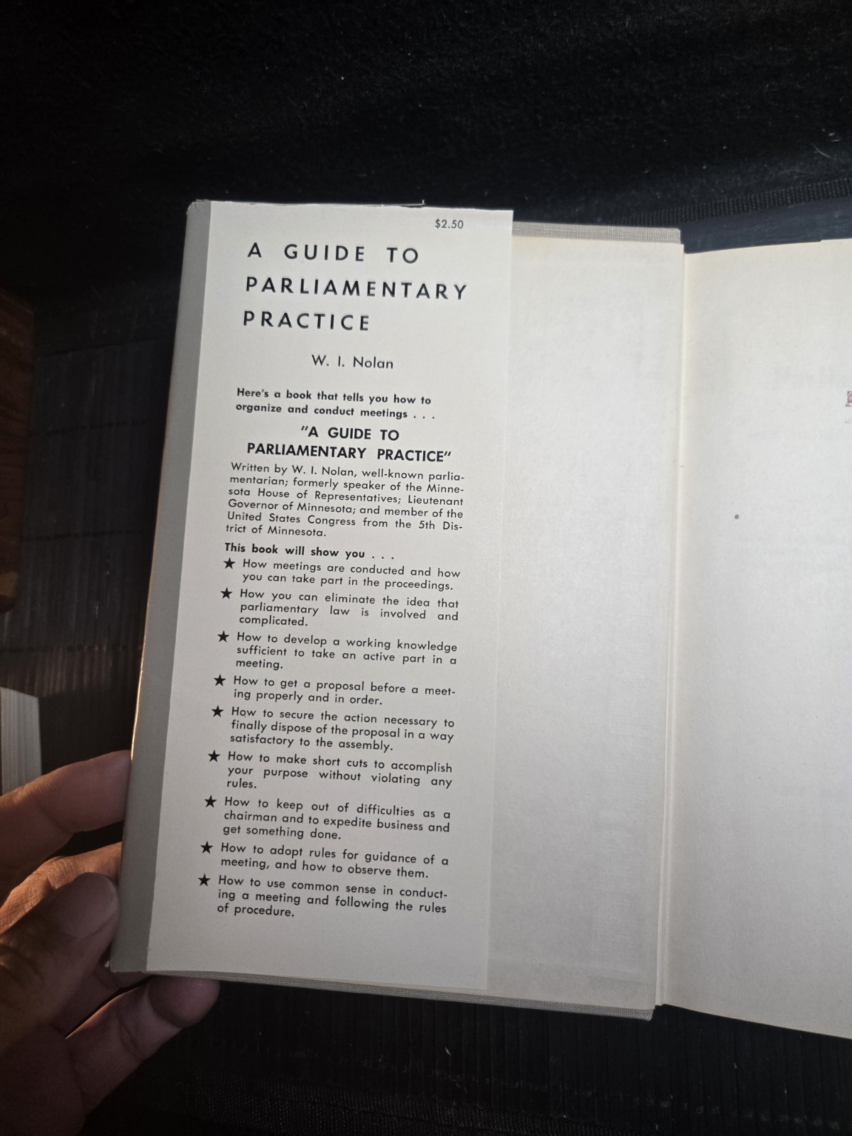A Guide to Parliamentary Practice 1938 by W. I. Nolan 110 Pages