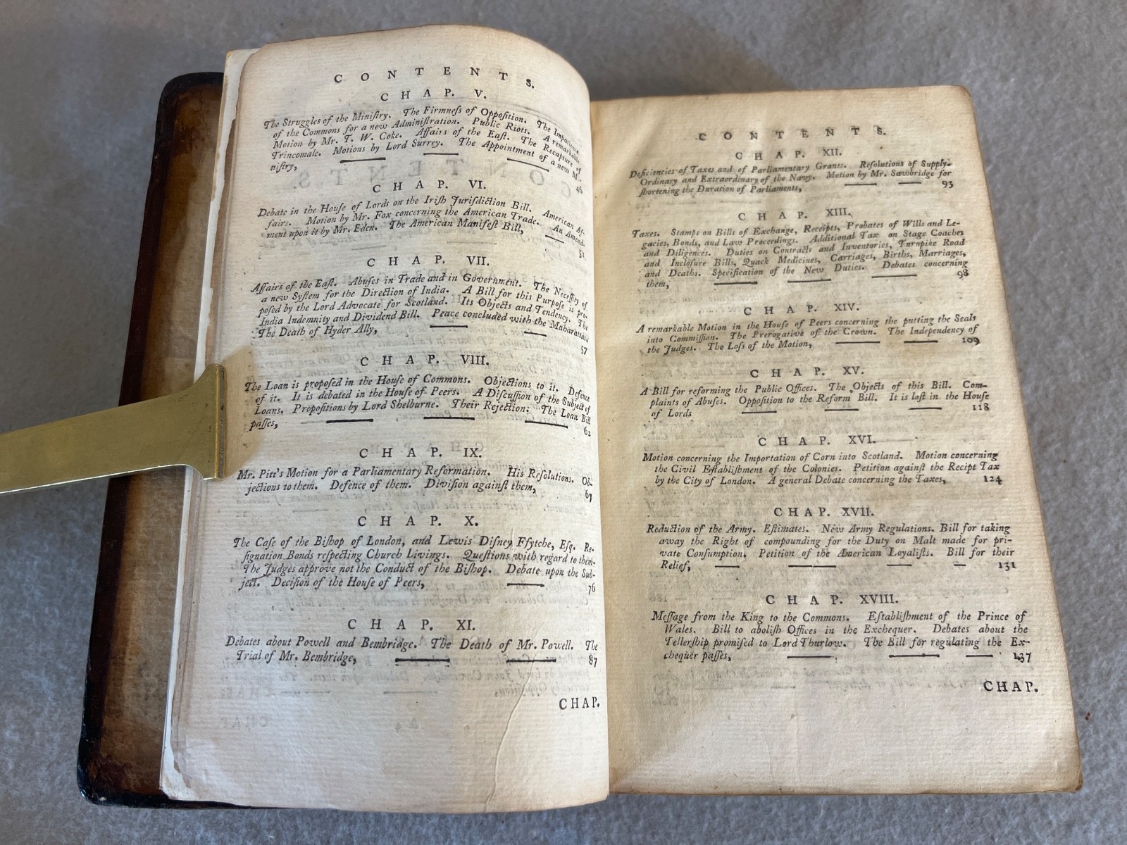 Antique American History Book Annual Register 1783 Paris Treaty Washington 1784