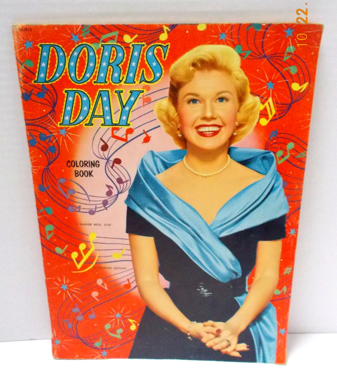 Vintage 1950’s DORIS DAY Whitman Coloring Book–Golden Age Hollywood Star- USA