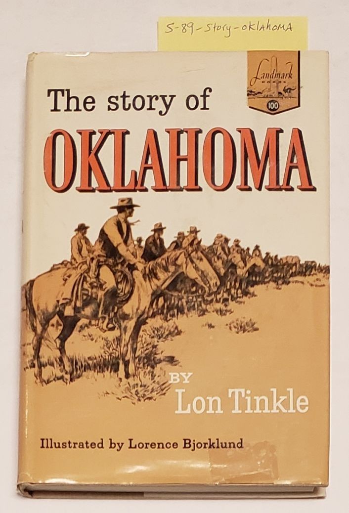 The Story of Oklahoma, History, Leon Tinkle; Landmark Books #100 Hardcover
