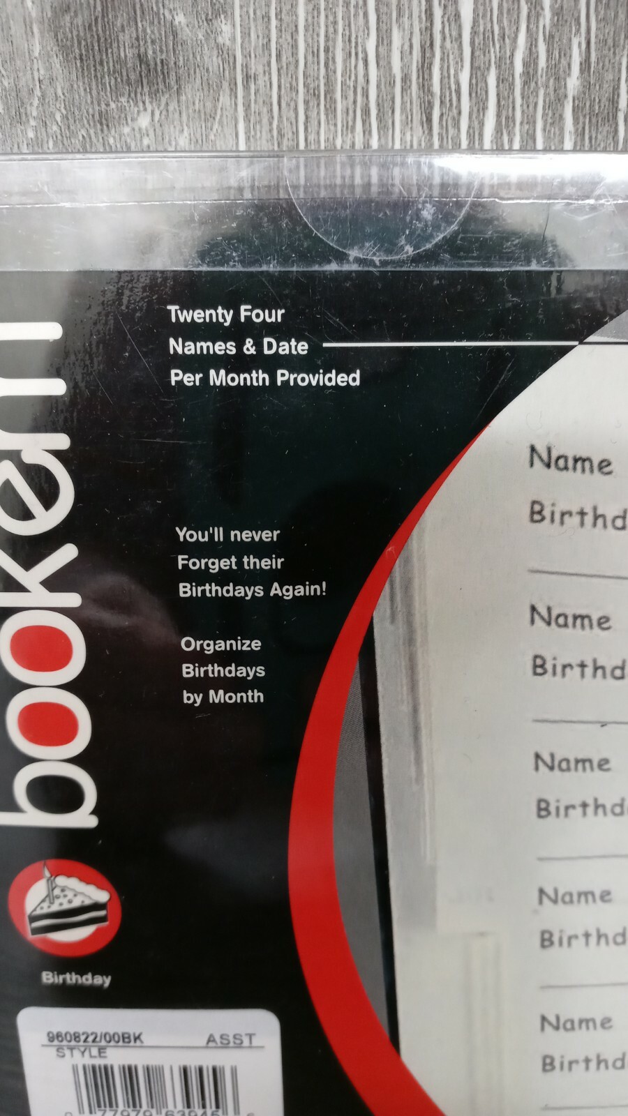 Mundi Book’em Birthday Reference Book Never Forget Birthdays Again