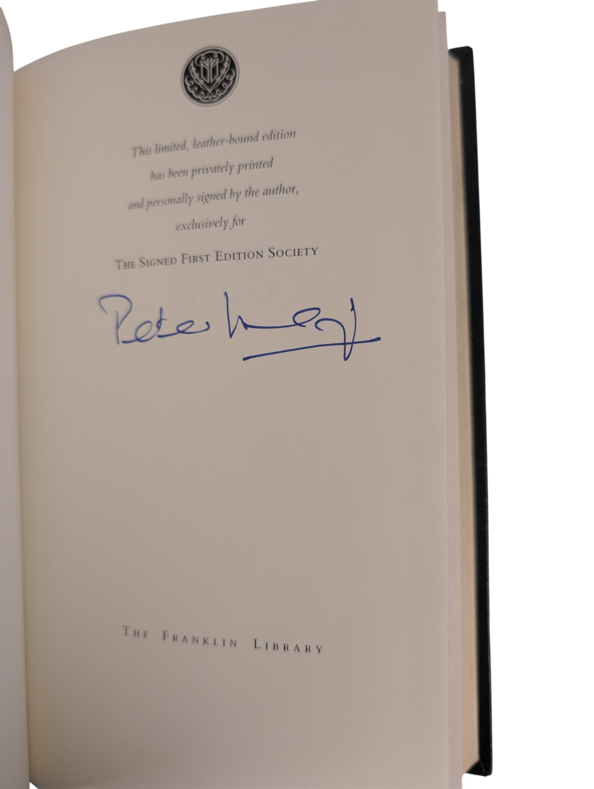 Peter Mayle Signed Hotel Pastis/Chasing Cézanne First Editions Franklin Library