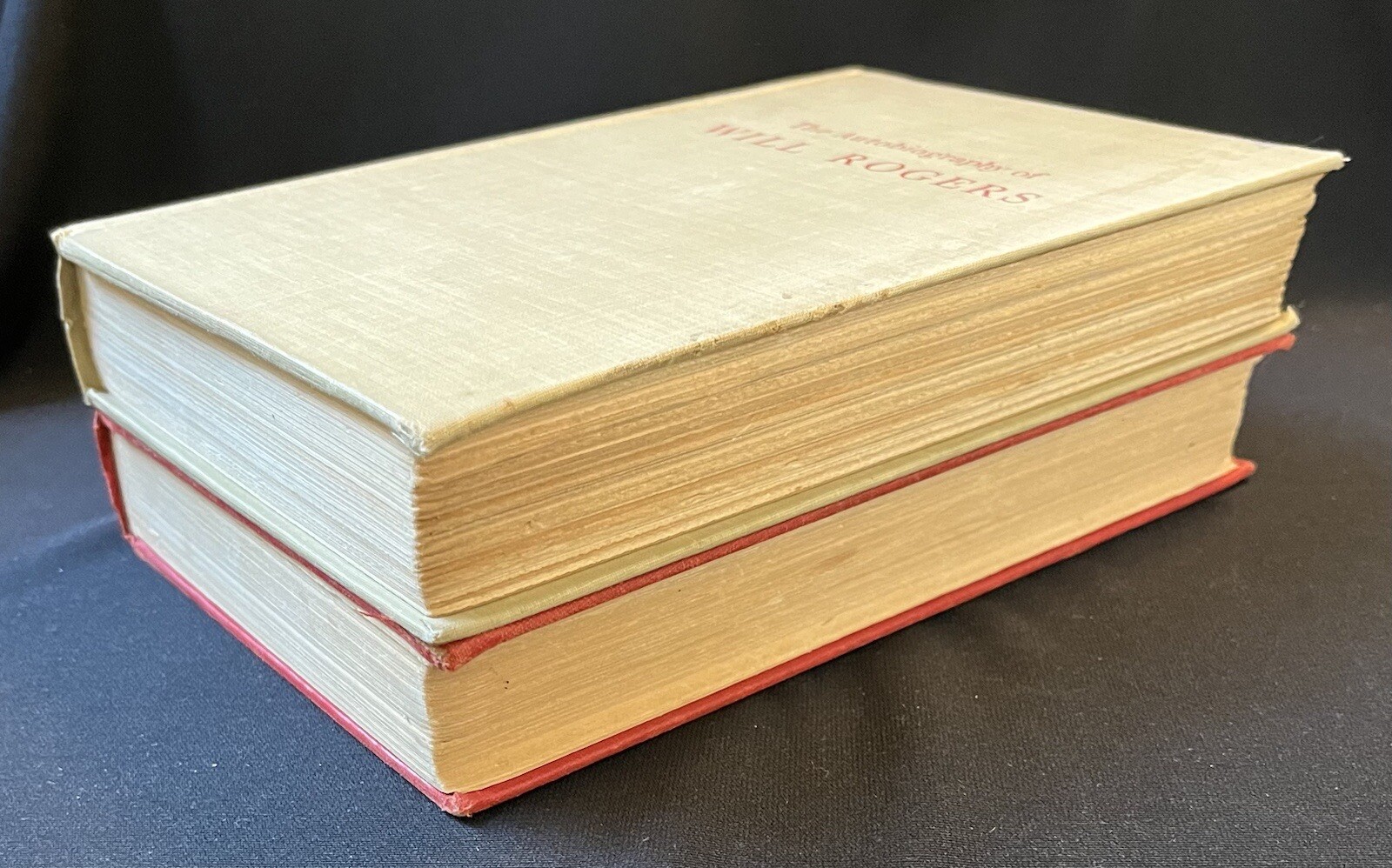Will Roger’s Set of 2 Books: Biography & Autobiography by H Cory & W Roger’s