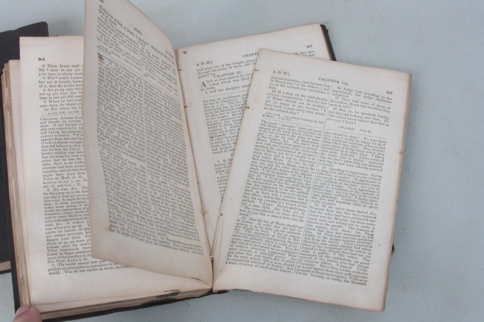 1847 NOTES Epistles of Paul, THE GOSPELS by Albert Barnes 2 volumes RELIGION