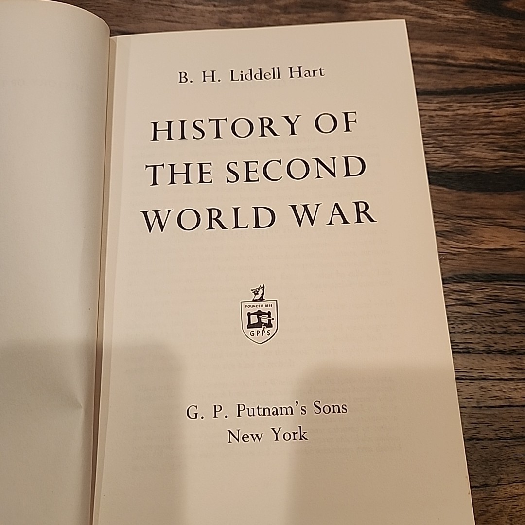 History of the Second World War by B, H. Liddell Hart (1970, Hardcover)