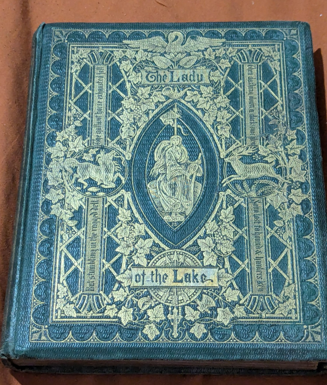 Sir Walter Scott The Lady of the Lake A. W. Bennet. 1863 Victorian Binding
