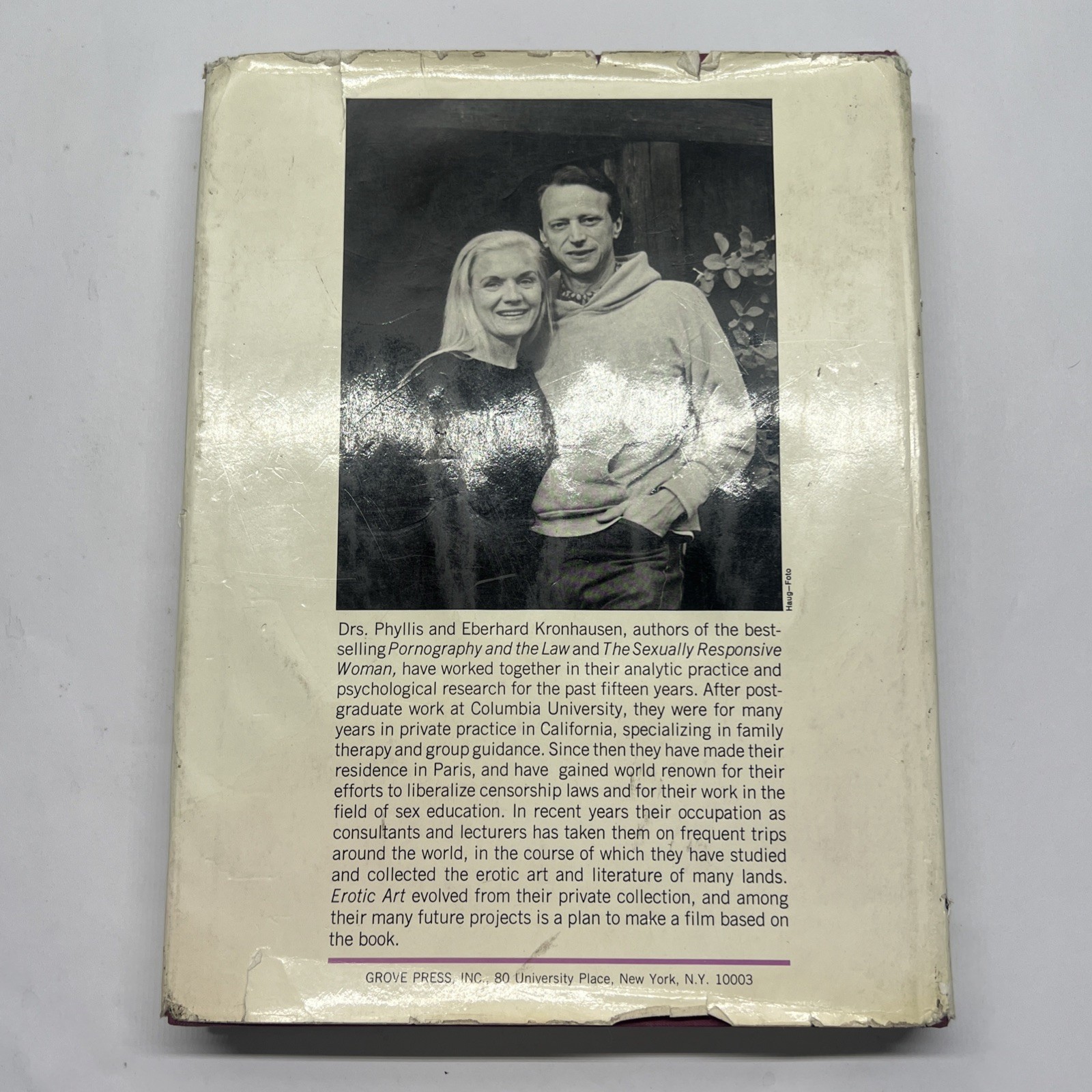 Erotic Art: Survey Of Erotic Fact & Fancy In Fine Arts, P. & Eberhard Kronhausen