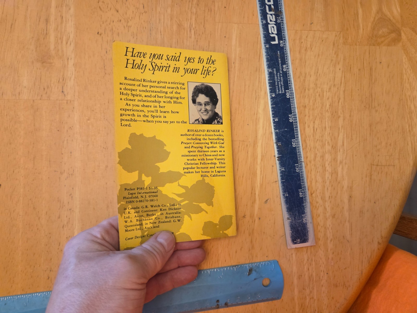 Ask Me, Lord, I Want to Say Yes by Rosalind Rinker – 1979 Logos Paperback