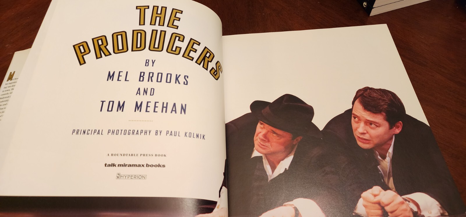 Mel Brooks Thomas Meehan Signed The Producers Hardcover Book BCEFA