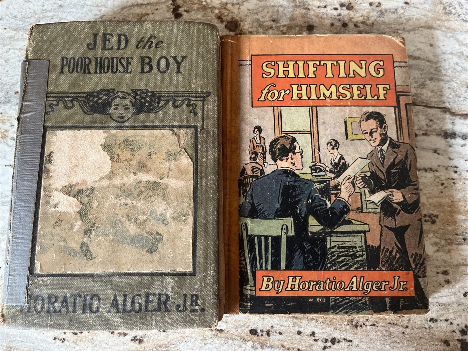 Horatio Alger Jr – 6 vintage hardcover. Books; From early 1900’s
