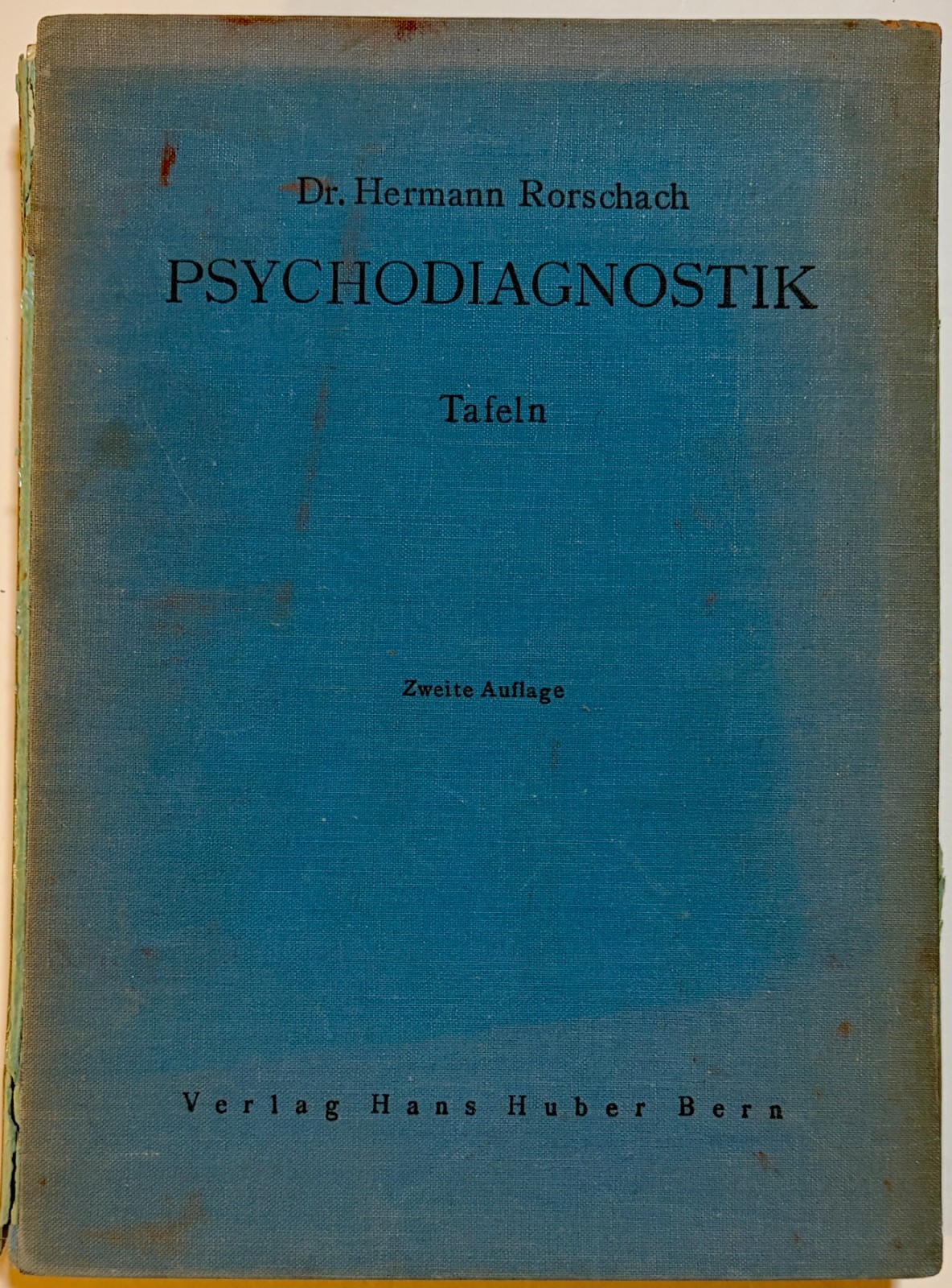 1932 Rorschach PSYCHODIAGNOSTIK 2 Vol Set Tafeln Complete Set 10 Inkblots Plates