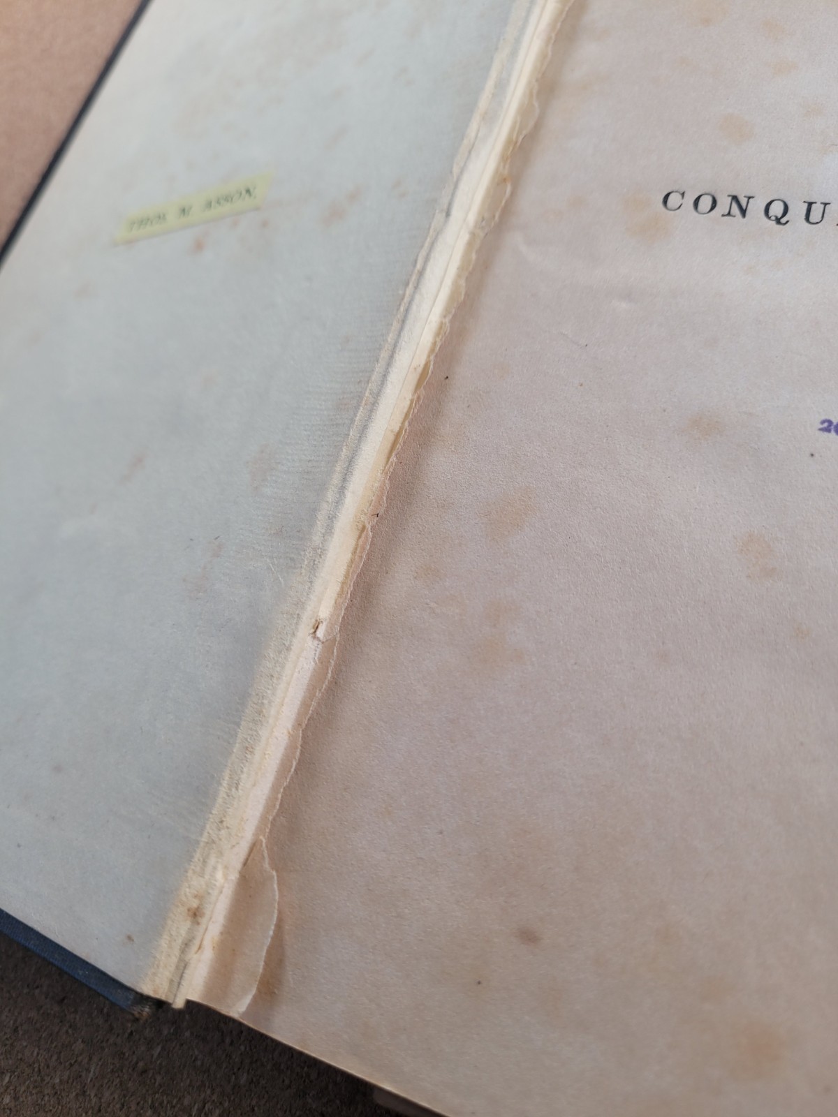 1856 History of the Conquest of Mexico Vol 2 Prescott Antique Hardcover Boston