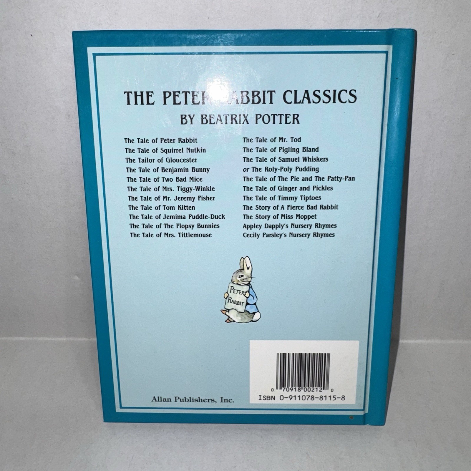 Vintage 1989 Hardcover The Tale Of Samual Whiskers Rare Bound Upside Down