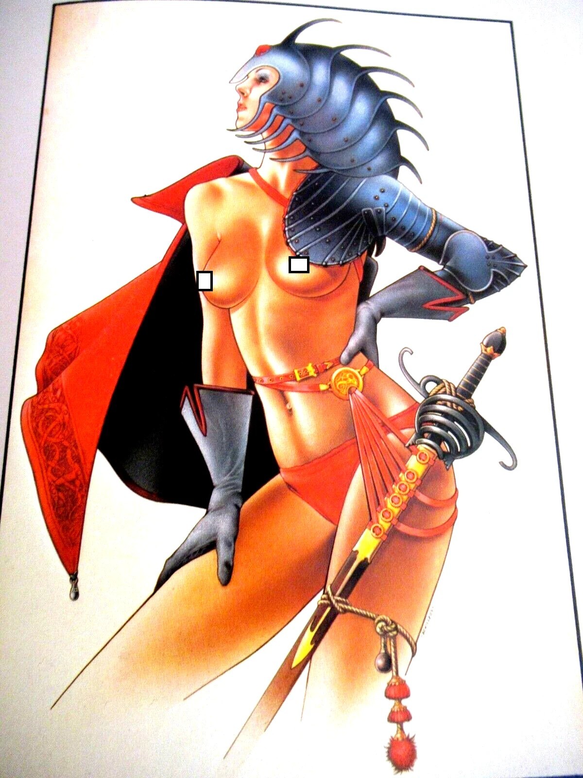 CHRIS ACHILLEOS “BEAUTY AND THE BEAST” ~ (1978) ~ ** FANTASY / EROTIC ART** #74