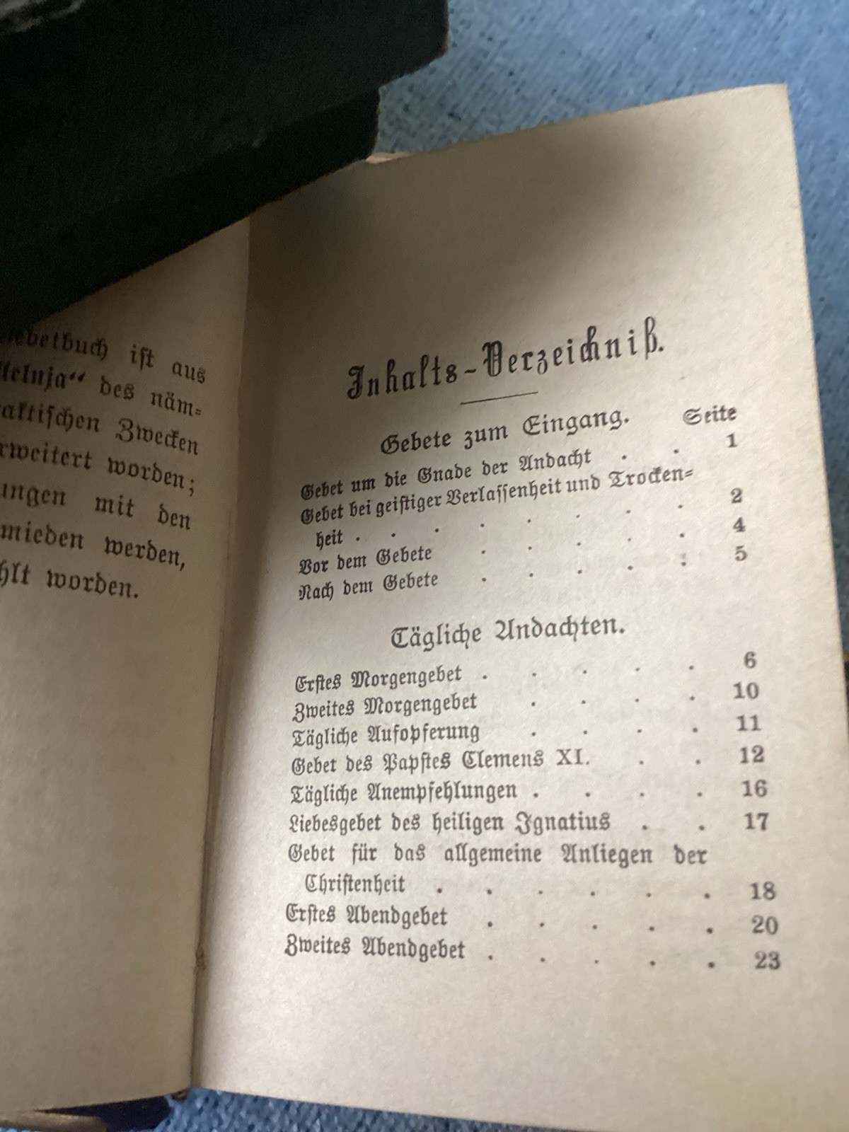 1890 German PrayerBook, Museum Quality, Richly Decorated, 3×4.5”, 472 pages